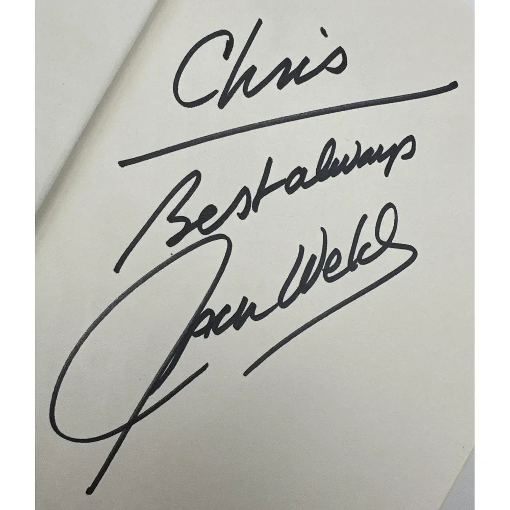 Jack Welch Autographed Winning Hardcover Book Vintage 2005 No Dust Jacket